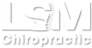 LSM Chiropractic of Oregon Logo White Version