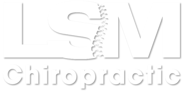 LSM Chiropractic of Oregon Logo Large White Version